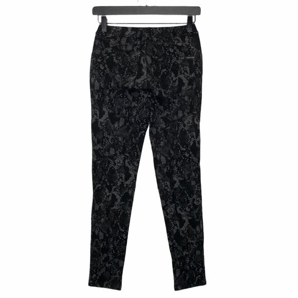 NWT ANTHROPOLOGIE Sanctuary snakeskin reptile black ponte knit legging Size XS - Picture 3 of 8